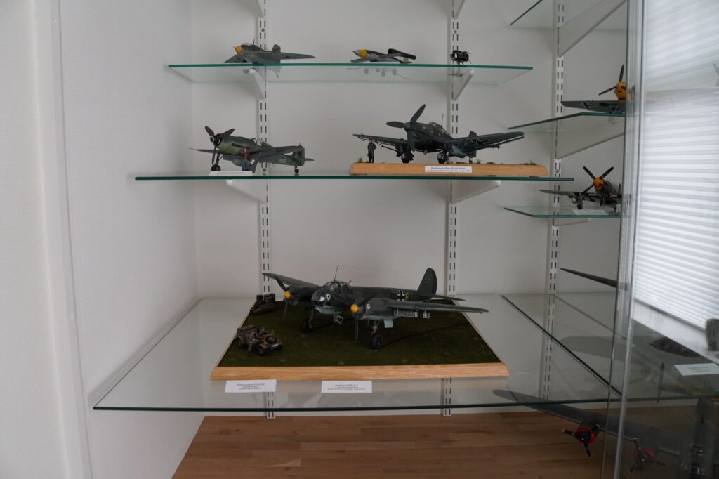 Samling af modelbyg som er lavet af Tommy Osvald i sin fritid